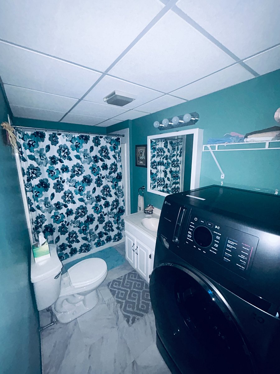 Bathroom with washer/dryer