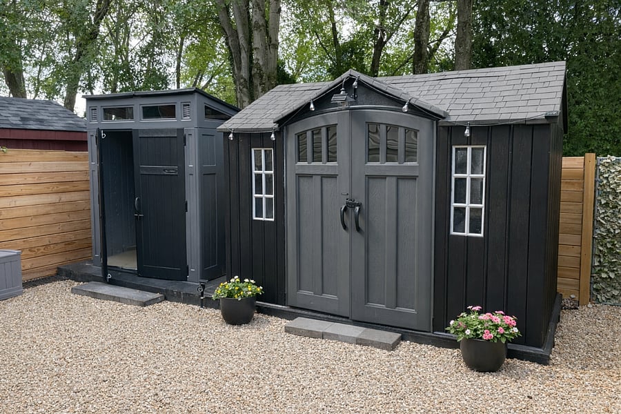 S/he/They Shed. 
Storage for 2nd Housemaid.