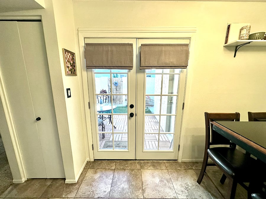 French door POV from inside
