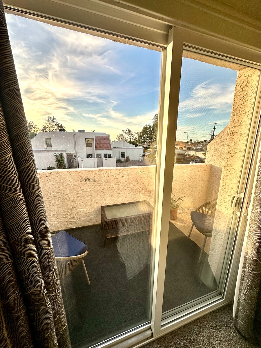 Slider door window gives the most light