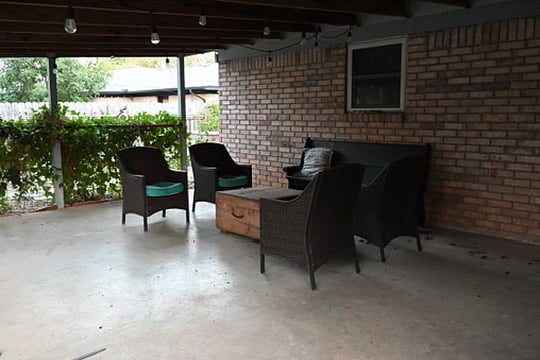 large back porch