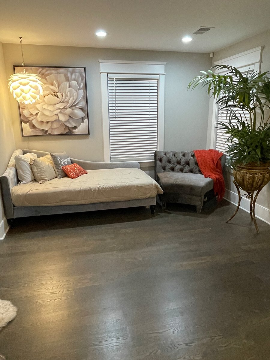One of two twins in master suite.