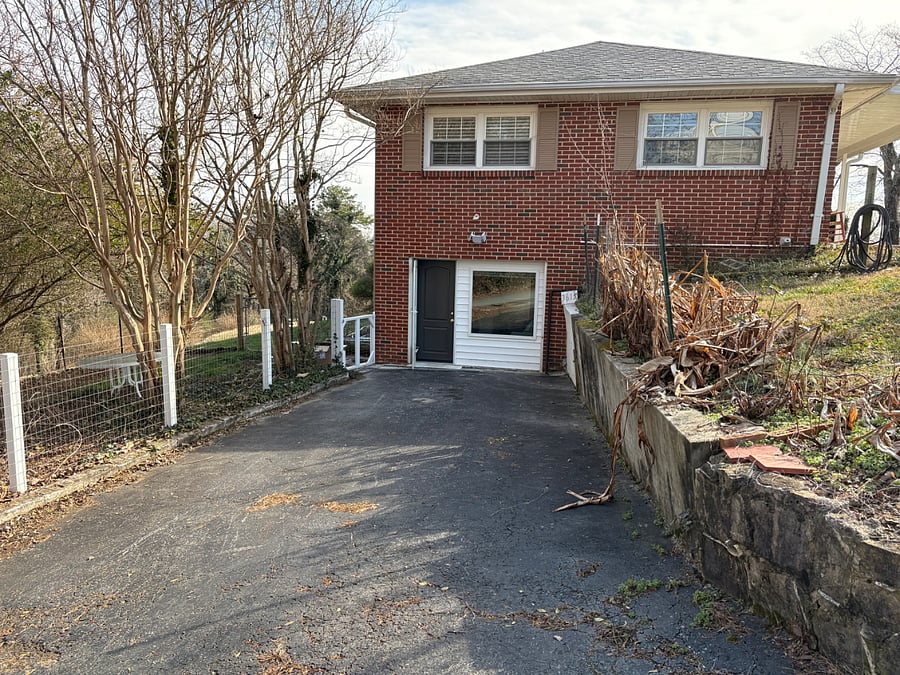 Off-street parking and private entrance.  The upstairs is occupied.