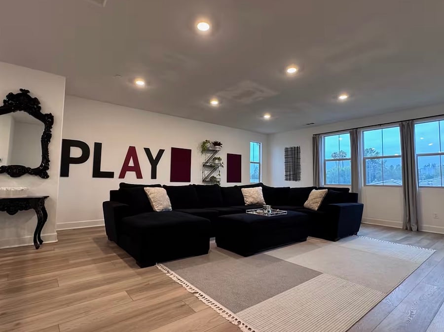 Upstairs living room