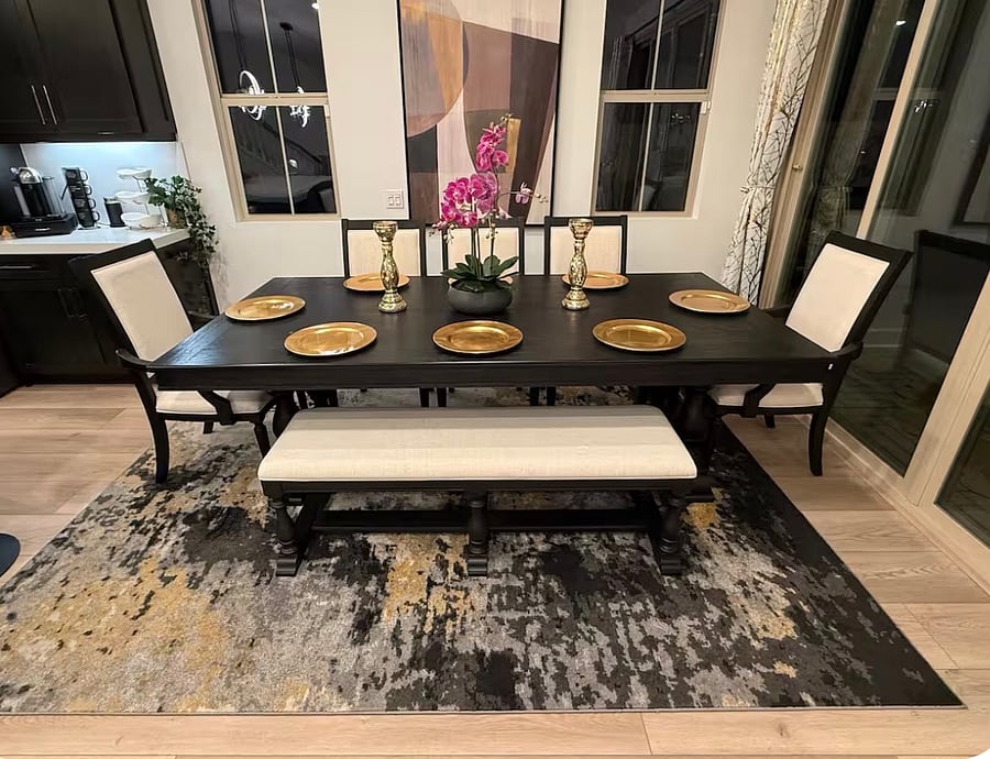 Dining room seats 8