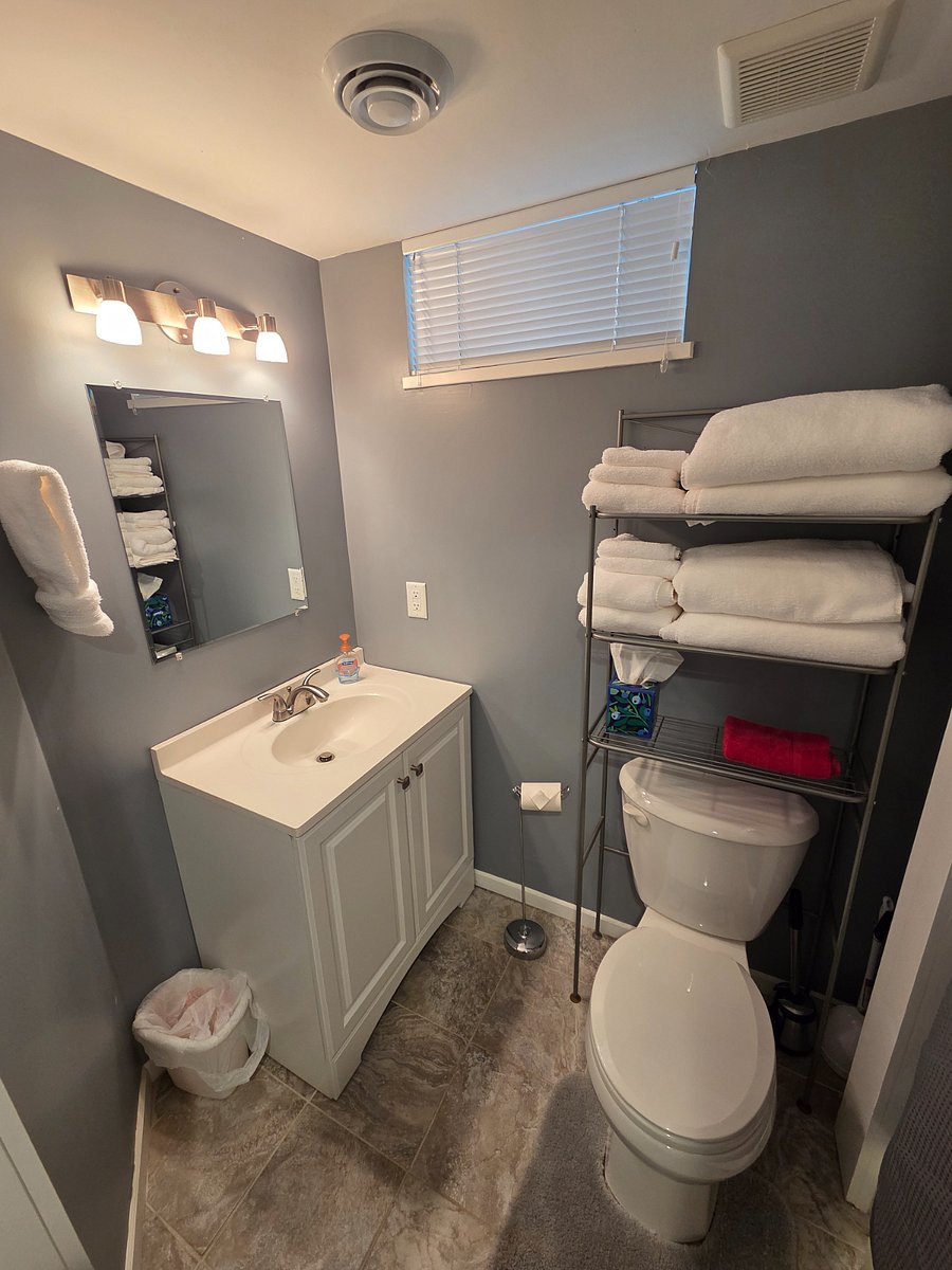 Downstairs 3/4 bathroom