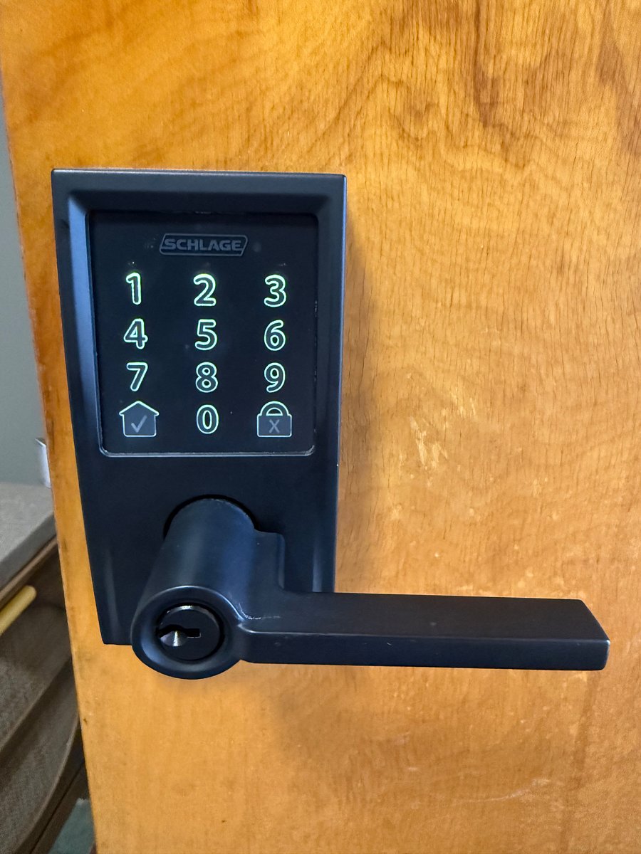 Keyless, secure entry.