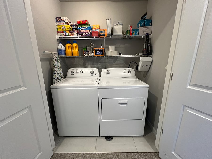 Washer/Dryer in Unit.