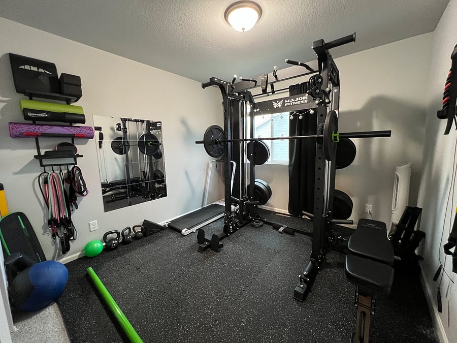 Home gym.