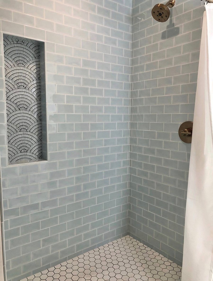 Primary bathroom indoor shower