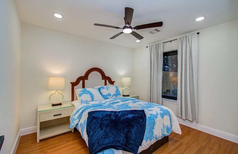 Second queen bedroom with a closet