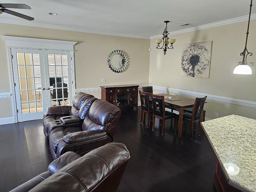 Designated dining area. 