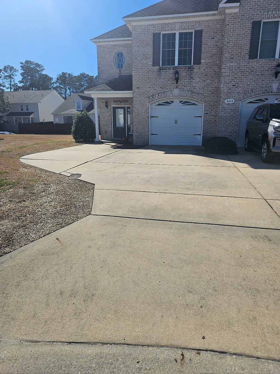Front of the house, parking spaces. 