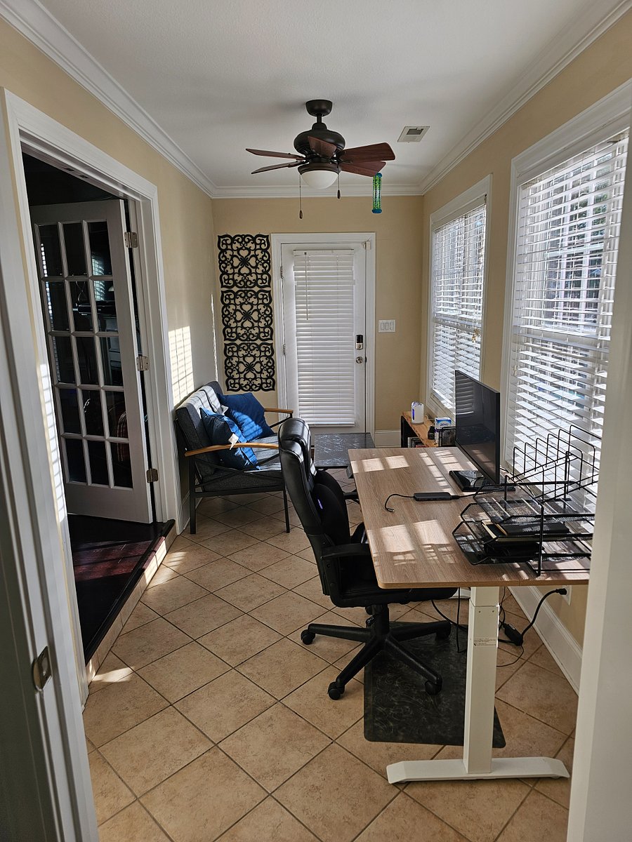 Sunroom/Office work space