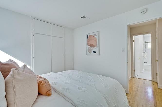 This is image is to present the visual space of the room. The current room is furnished differently.