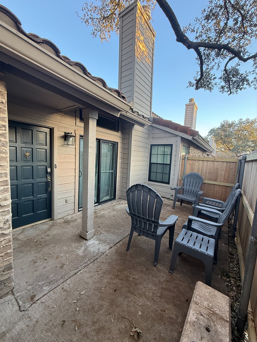 Gated, private patio and entrance