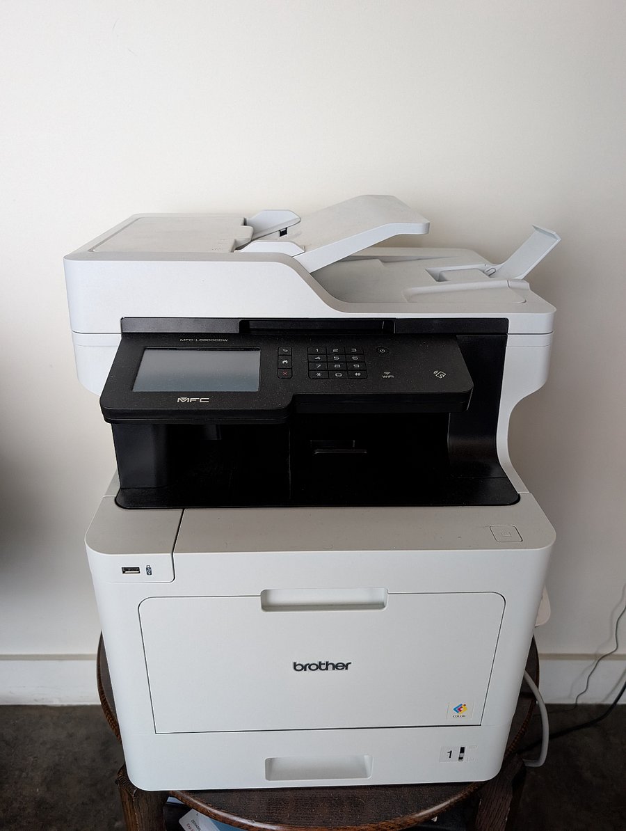 small office color laser printer and scanner