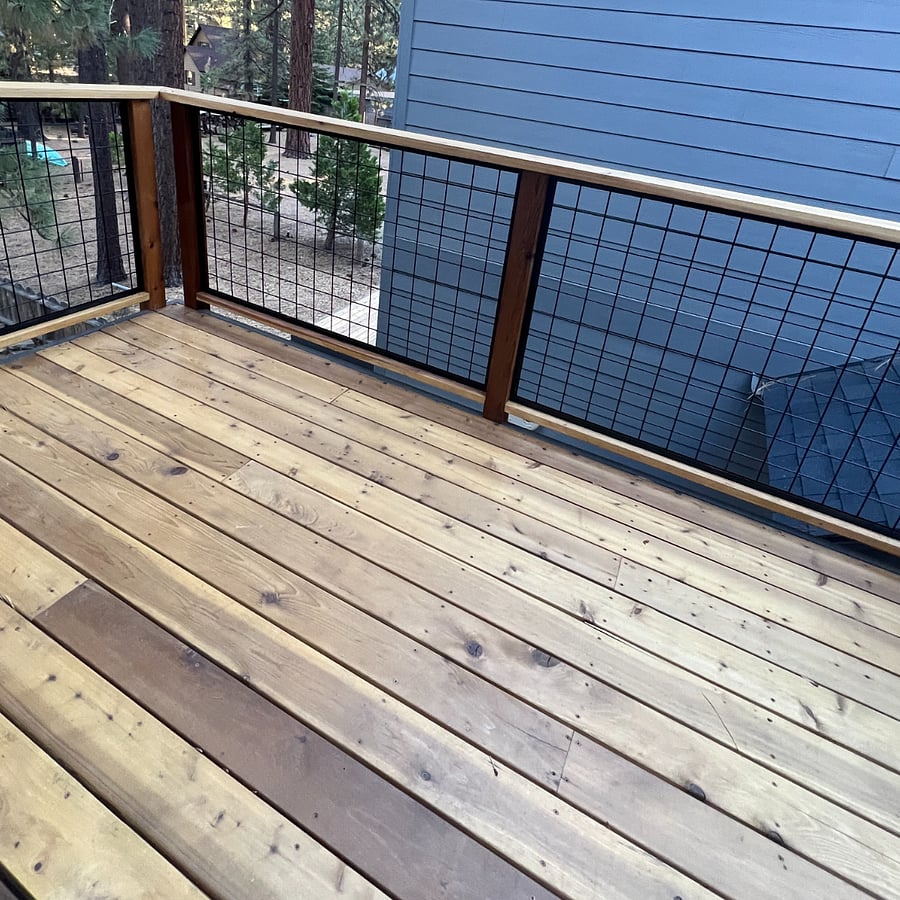 Deck off master bedroom
