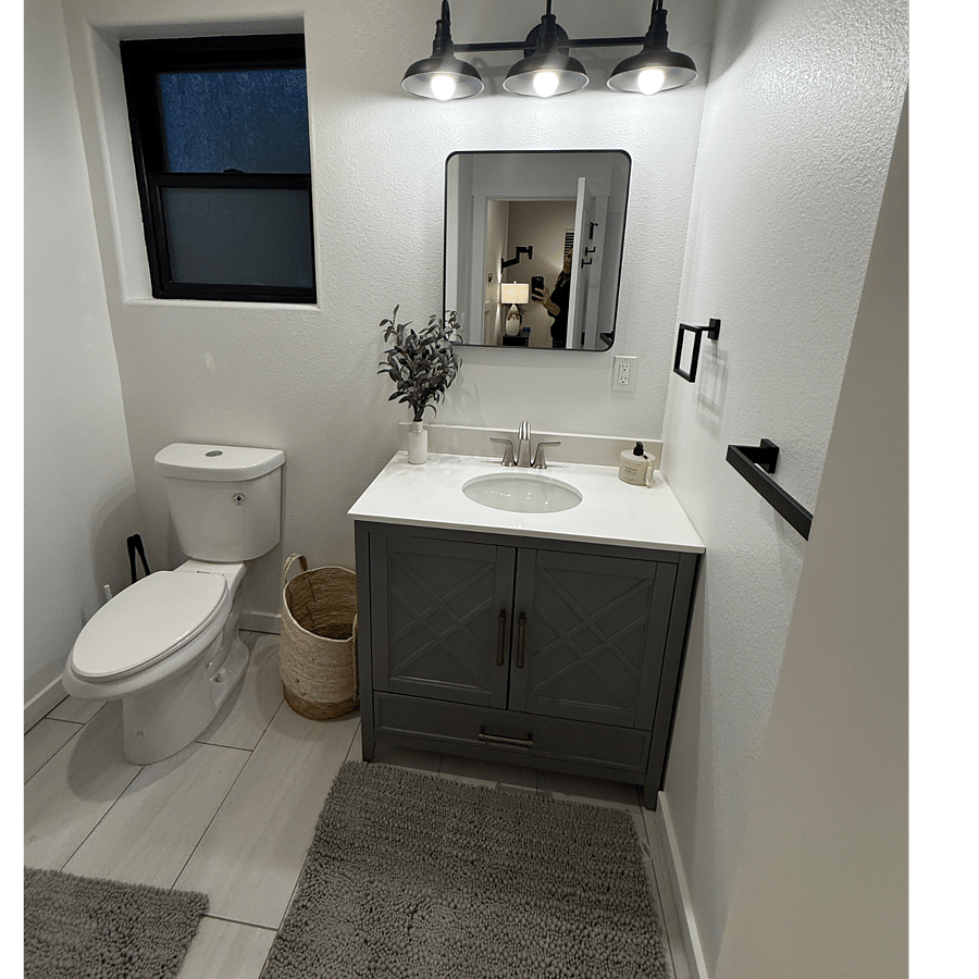 Downstairs Bath; shower only