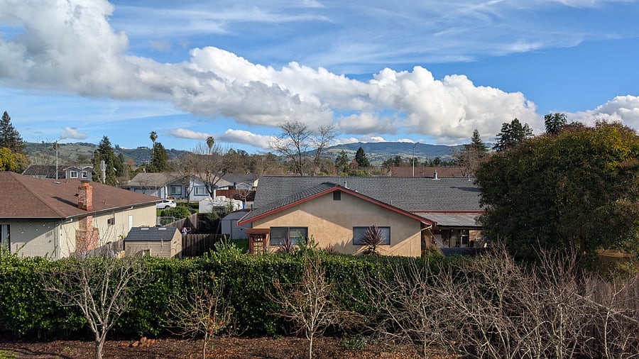 View from the bedroom.