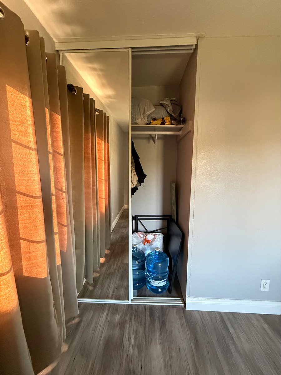 Closet space.