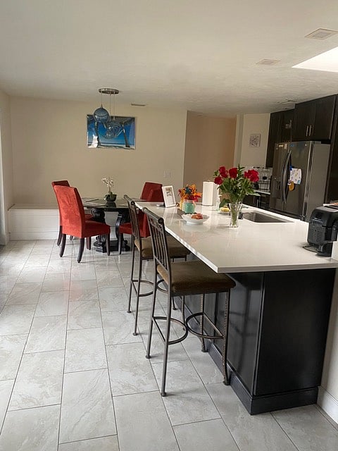 Dining room area