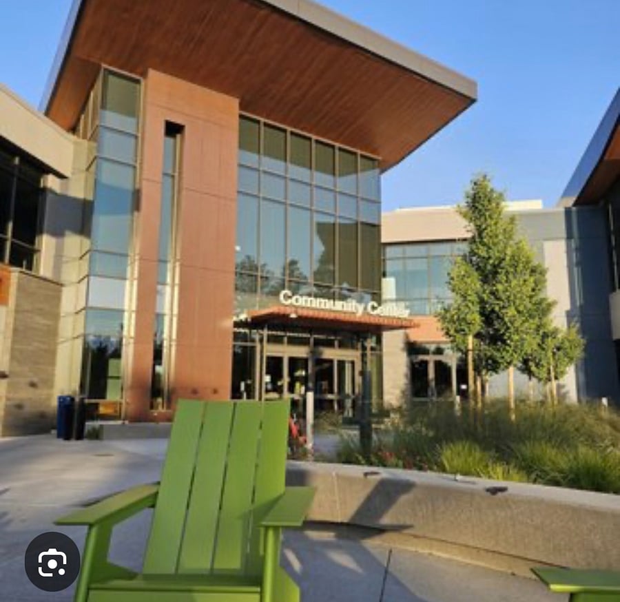 Burlingame Community Center with Pickleball & Tennis Courts, Playground and Park