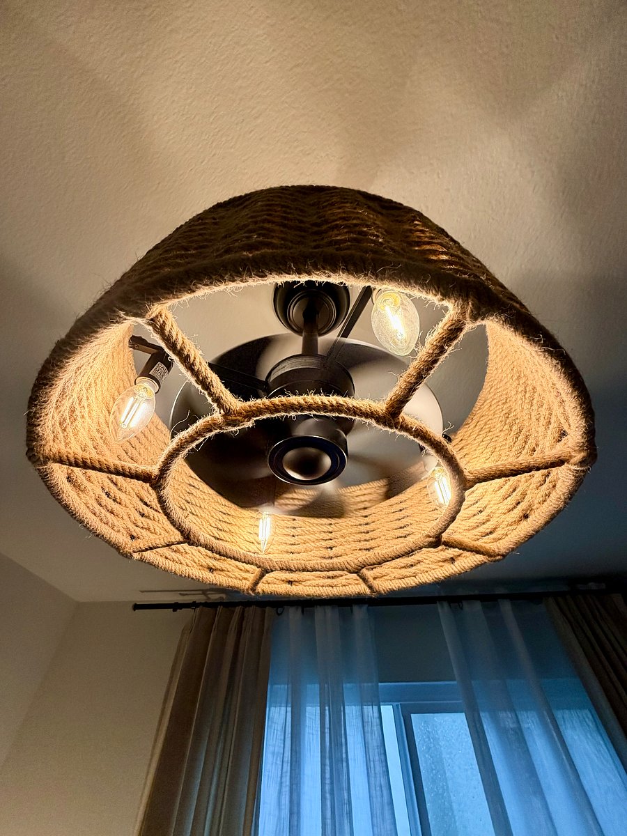 Fans in all bedroom and dining room.