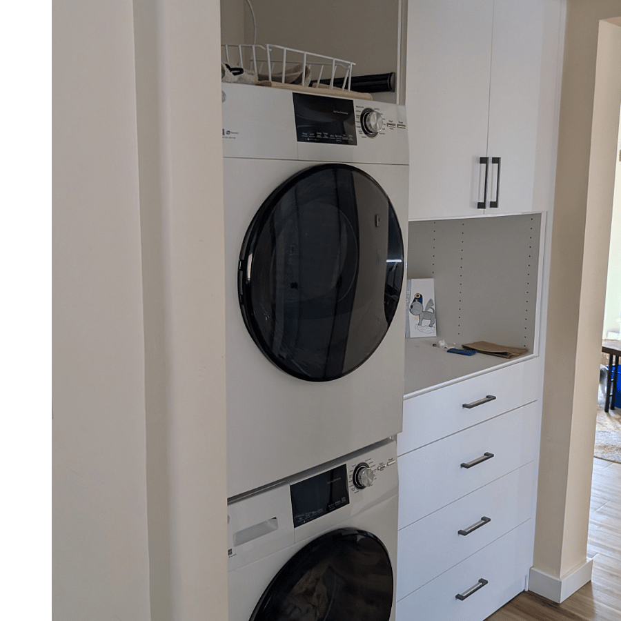 In-unit laundry.