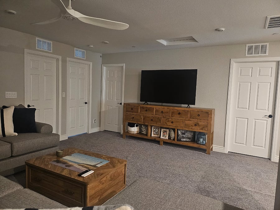 Upstairs Family Room with Smart TV