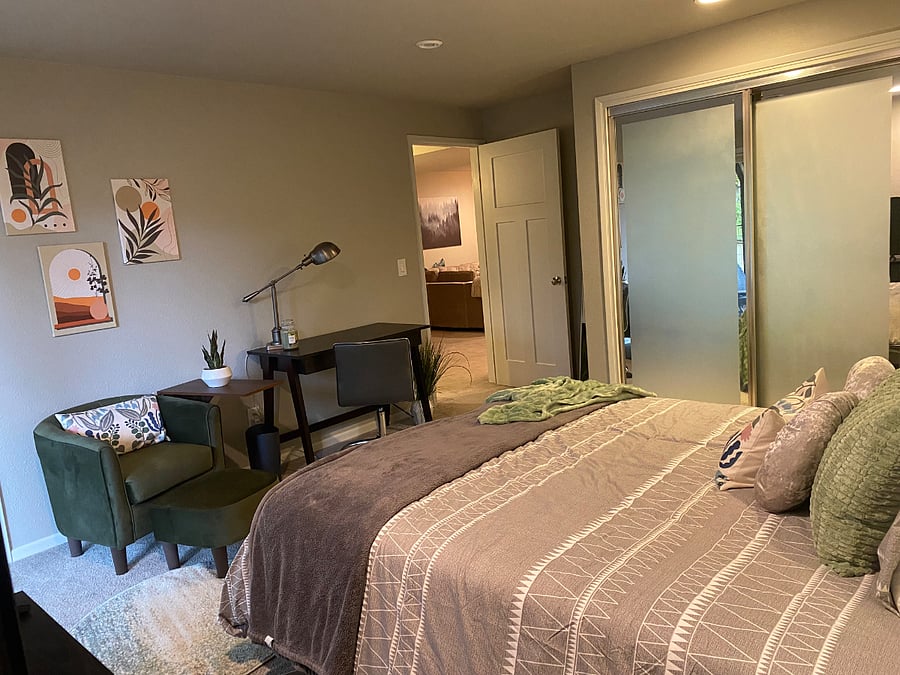 Bedroom #1 - view to the door