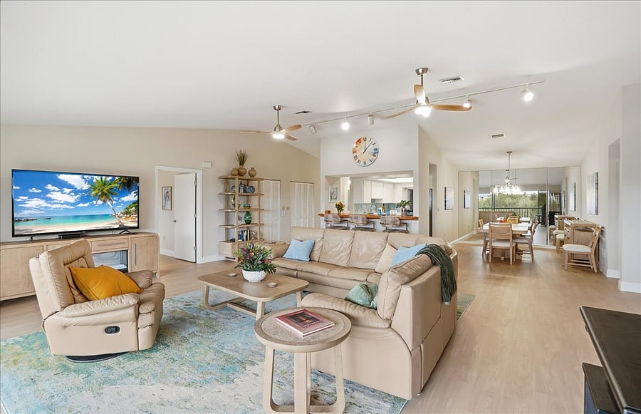 Spacious living area