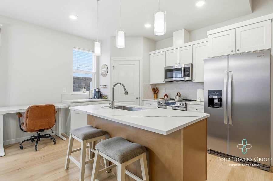 Kitchen and Desk