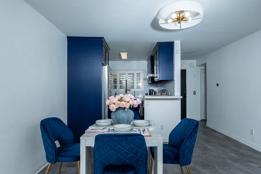 Dinning area + kitchen