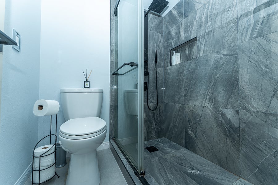 Master Bathroom with shower