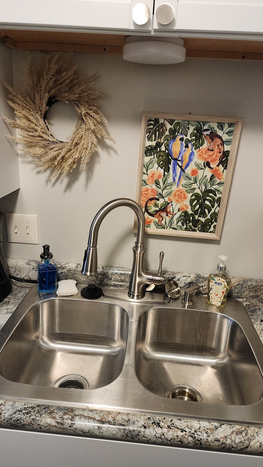 kitchen sink area
