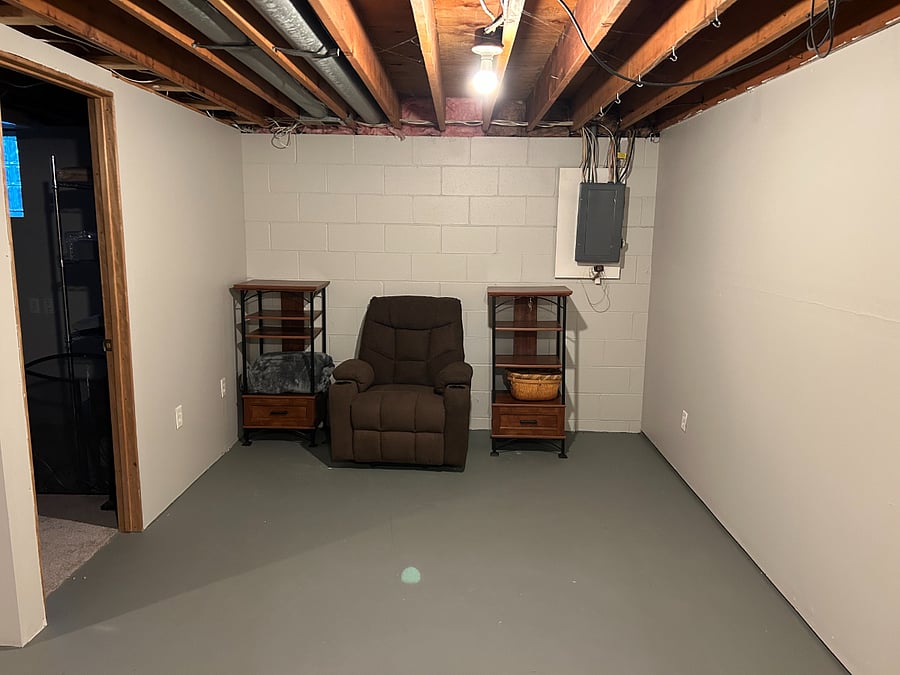 Extra space in basement