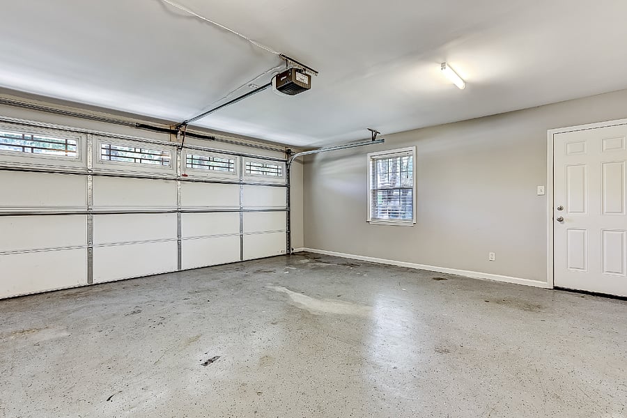 Attached garage and driveway parking available