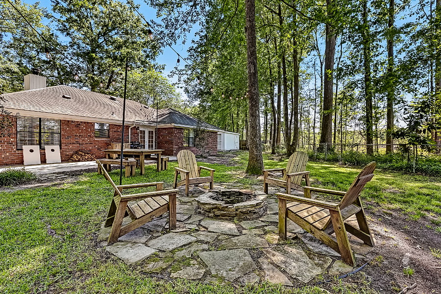 Firepit and seating