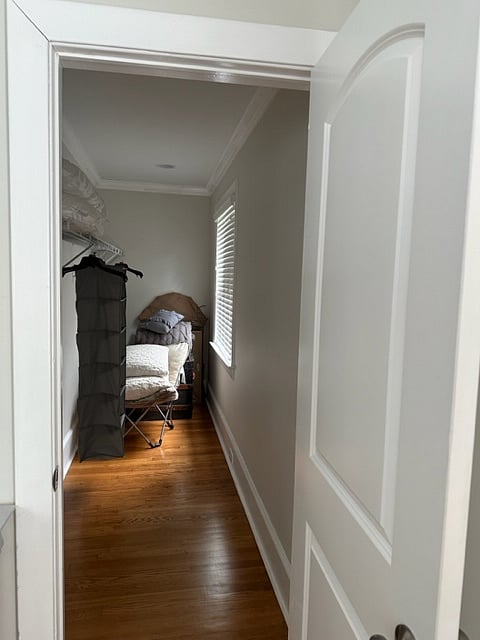 Master walk-in closet