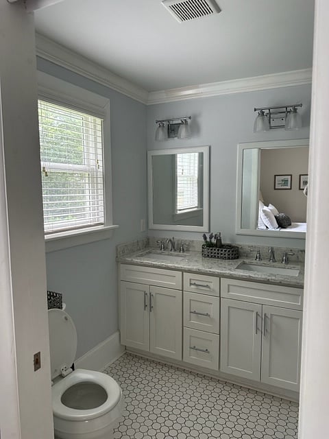 Master double vanity