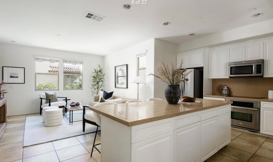 Living room from kitchen