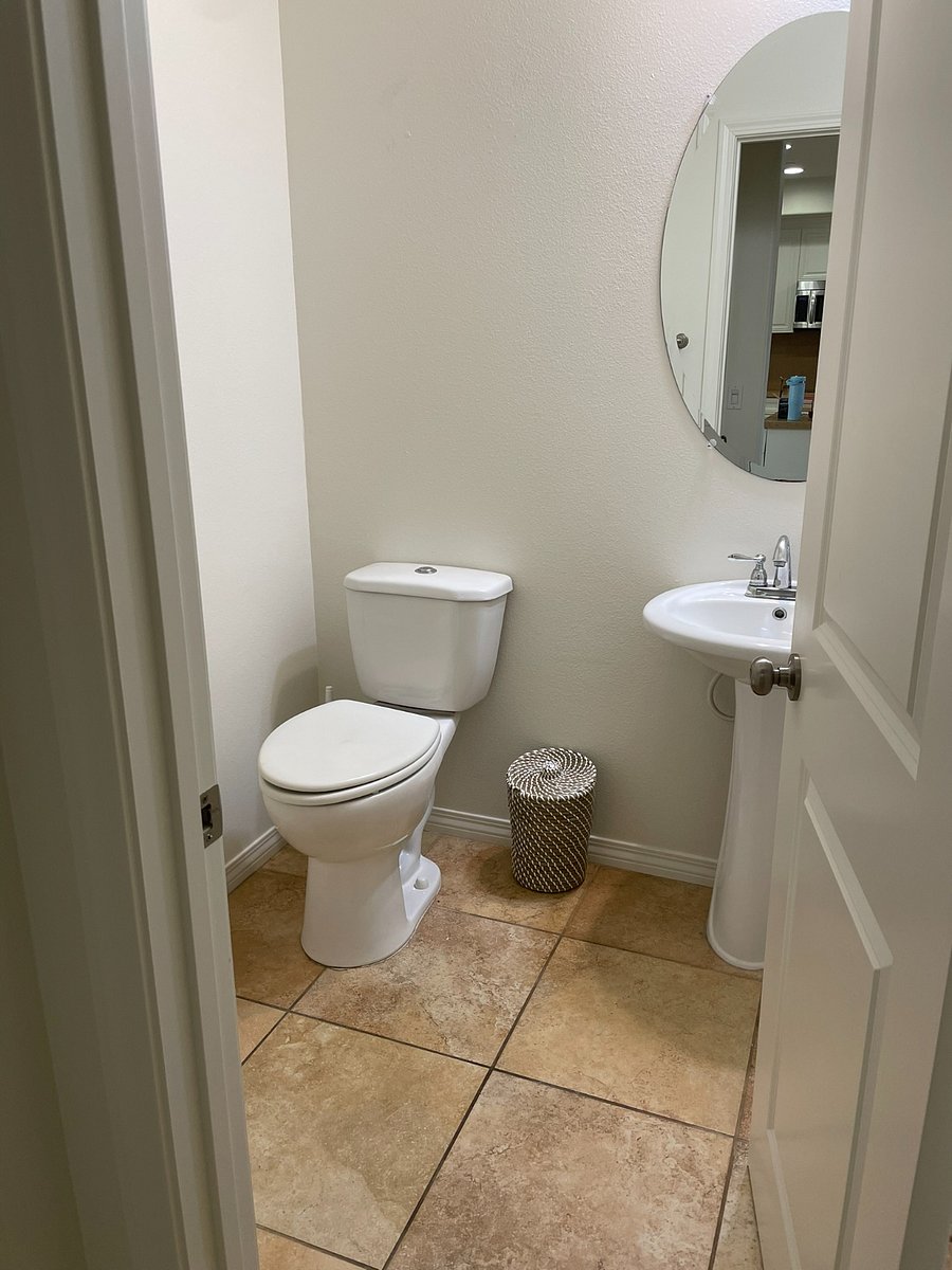 Main floor half bath