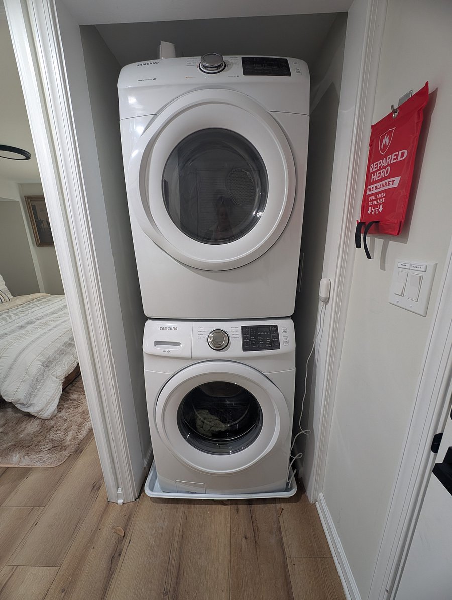 Full size washer and dryer