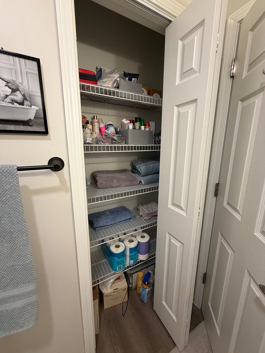 Hall bath storage