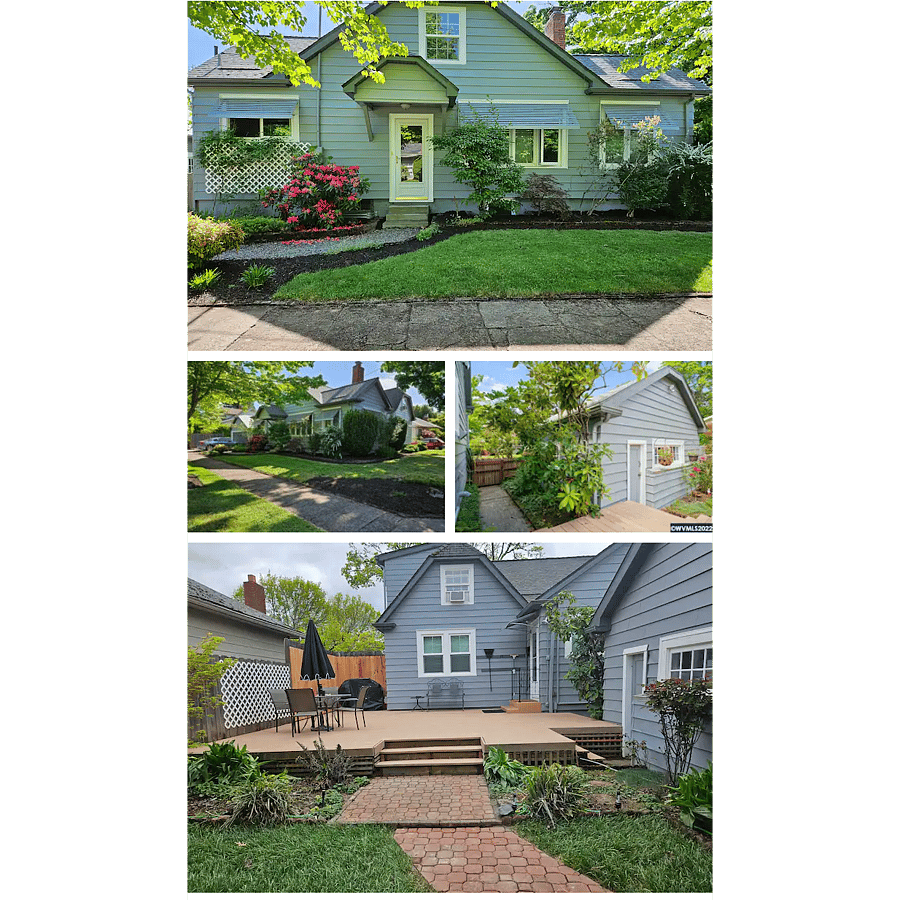 Top: unit private entrance. Located on 15th St.