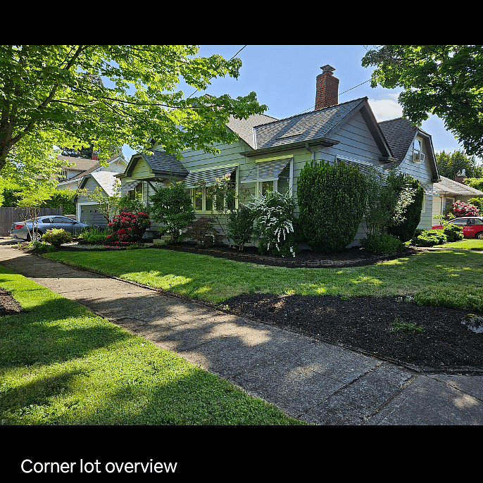 Corner lot view