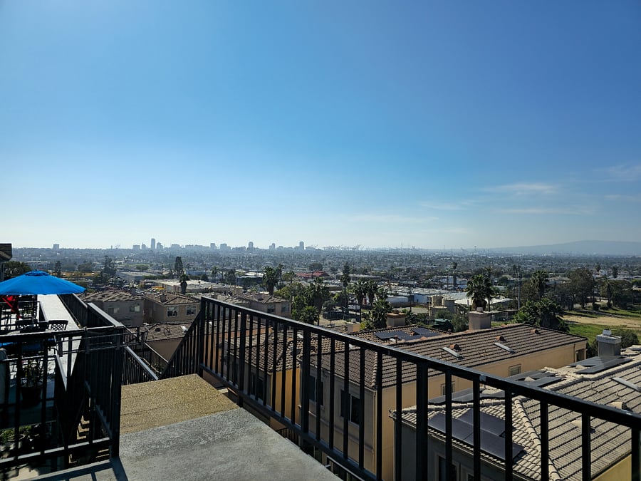 View from the balcony