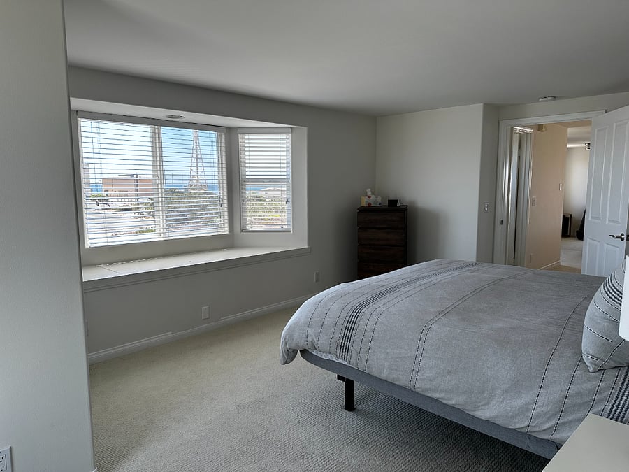 Primary bedroom with king