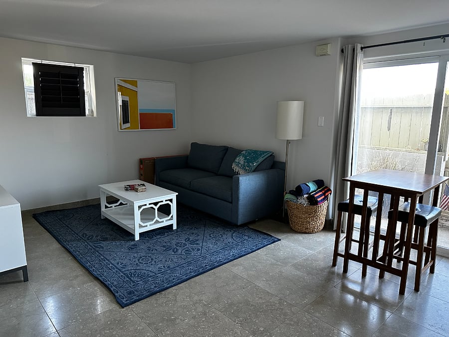 First floor apartment living room